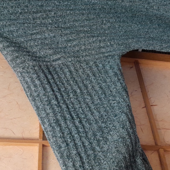 Sonoma green and white sweater blouse size 1X - Picture 3 of 8